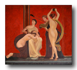 Villa of the Mysteries reproduction by Thomas Baker